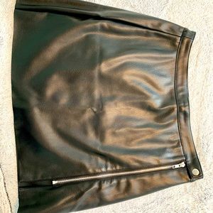 Leather skirt